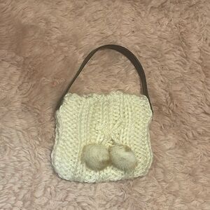 Vintage bath & body mini crochet bath and body works bag